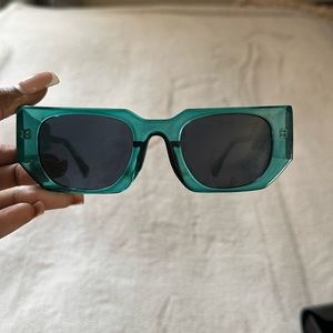 Blue sunglasses